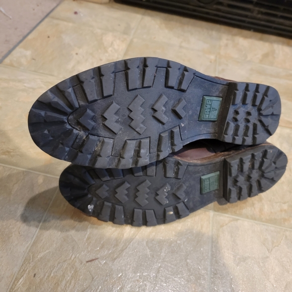 Frye James Boot Size 10. 5D US brown 6'' Lace Up Leather Mens Boot lug sole - Picture 4 of 4